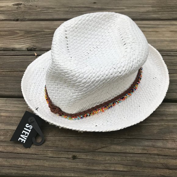 Steve Madden Accessories - Steve Madden Women Hat Straw Panama round Hat Cap